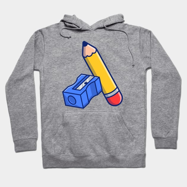 Pencil And Sharpener Hoodie by Catalyst Labs